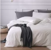 Washed cotton bedding sets